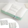 thumbnail image 1 of Ganfancp Lexiang Sueño Clase a Todo Plume Terciopelo Almohada Hotel Uso Doméstico Cuello Cervical Protección para Ayudar a Dormir Cómodo Todo Almohada Núcleo Ofertas Del Día Liquidación 1* Almohada, 1 of 6
