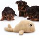 thumbnail image 5 of Lindo perro cachorro masticar juguete chirriante de peluche jugar juguets interactivos felpa Beige Zulema Juguetes chirriantes, 5 of 8