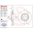 thumbnail image 2 of Par de DISCOS VENTILADOS 9-3 2003 al 2007 SAAB 2.0L L4 Delanteros BREMBO ., 2 of 5