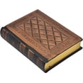thumbnail image 4 of Diario personal TANGJMXG retro vintage cuero dorado cuaderno tapa dura, 4 of 5