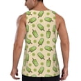 thumbnail image 3 of Xecao Kiwi Ice Cream Men's Tank Top Workout Quick Dry Sleeveless Gym Jogging Muscle Shirts Summer Swim Beach Tops, 3 of 9