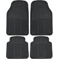 thumbnail image 1 of 4 Piece Front & Rear Heavy Duty Rubber Floor Mats for Car SUV Van & Truck - Weather Protection Universal Fit, 1 of 5