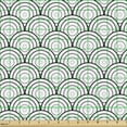 thumbnail image 2 of Ambesonne Geometric Fabric by the Yard Upholstery, Oriental Moroccan, 1 Yard, Black and White, 2 of 5