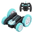 thumbnail image 1 of Partheme Novelty Toys 1 Counts Stunt Toy Car 2.4Ghz Remote Control Car Double Side Rotating Car Children's Toy Blue Green Red, 1 of 1