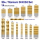 thumbnail image 2 of Juego de brocas HURRICANE Titanium Twist 99 piezas HSS 1/16-3/8, 2 of 7