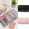 thumbnail image 2 of Roll Up Makeup Bag Detachable Cosmetic Bag Makeup Brush Holder Wash Bag Large Capacity Toiletry Organisers Bag off white, 2 of 4