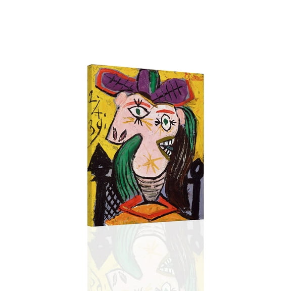 Picasso Dora Maar With Hat - CANVAS OR PRINT WALL ART