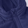 thumbnail image 5 of Eltusu Boys Puffer Jackets, Solid Color Full Zip Thermal Windproof Winter Outerwear Navy Size 9-10 T, 5 of 6