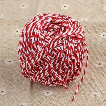 

Djadtgl Cotton Rope Hand-Woven DIY Double Stranded Rope Tag Thin Cotton Rope 1.5mmX100m