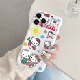 thumbnail image 1 of Cartoon Phone Case for For Apple iphone 15 Pro Max 15 Plus Girls Anti-drop Cinnamoroll Kuromi Hello Kitty Silicone Siling Cover ZR, 1 of 7