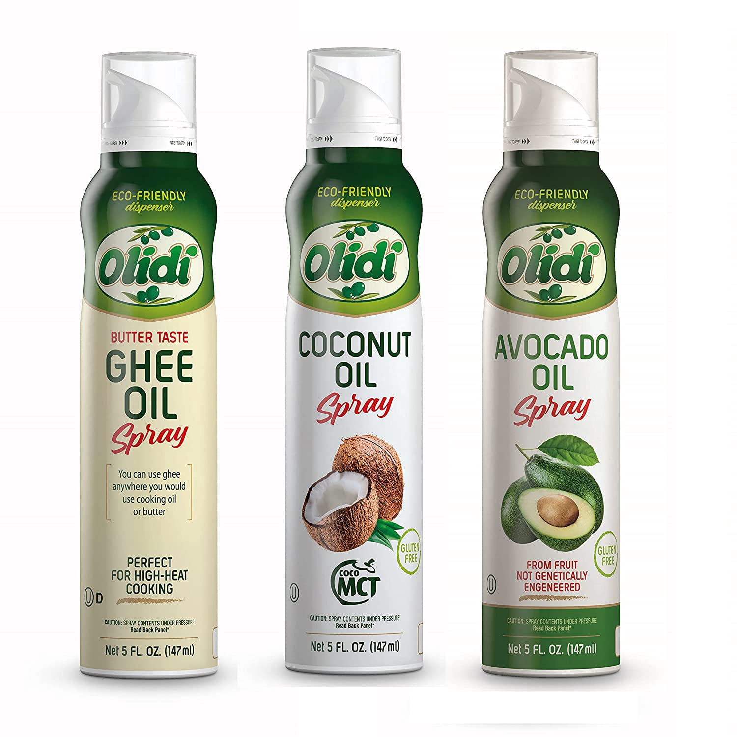 Olidi Ghee Oil 5 oz, 100% Pure Cooking Oil Spray, Omega-3, perfect for Keto snacks, baking, grilling, or cooking, our oil dispenser bottle lets you spray, drip, or stream with no waste (4)