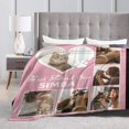 thumbnail image 6 of Gifts for Cat Lovers, Custom Cat Themed Blanket Personalised Photo Blanket for Pets, Cat Lovers Gift Ideas Soft Throw Blankets for Women Girls Christmas Birthday Gifts with Cute Cats, 6 of 6