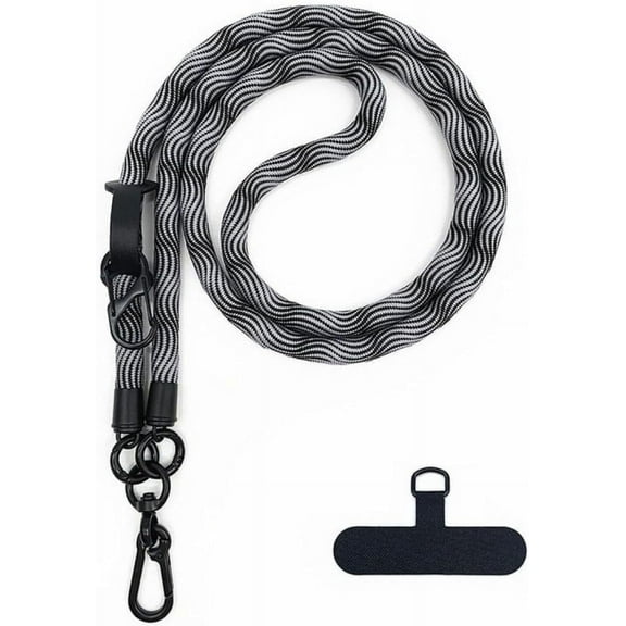 XIHAMA Phone Lanyard Strap Case Necklace Carry Climbing Hanging Shoulder Rope Clip Card Sticker