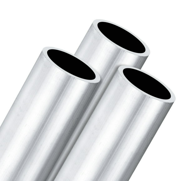 Uxcell 3-Pack 6063 Aluminum Round Tube, 32mmx38mm(IDxOD) 100mm Length Straight Tubing