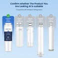 thumbnail image 4 of GLACIER FRESH UKF8001 Compatible with Whirlpool Refrigerator Water Filter 4, EDR4RXD1, EveryDrop Filter 4, 4396395, Maytag UKF8001, UKF8001AXX, WHR4RXD1, KAD4RXD1, 46-9006, Puriclean II, Pack of 1, 4 of 9