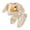 Apricot, variant on RUINIXCW Toddler Boy Halloween Outfits Embroidery Crew Neck Sweatshirt and Pants