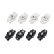 thumbnail image 1 of 8 ruedas giratorias autoadhesivas de 360 grados, mini ruedas giratorias autoadhesivas, ruedas, adecuadas para varias cajas de almacenamiento, muebles pequeños, botes de basura, 1 of 5