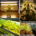 thumbnail image 2 of Juhefa LED Plant Grow Light Strips 3500K Full Spectrum White Plant Lamp 40W 60 LEDs / 5 Dimmable Levels for Indoor Plants Grow Hydroponics Succulent, 2 of 7