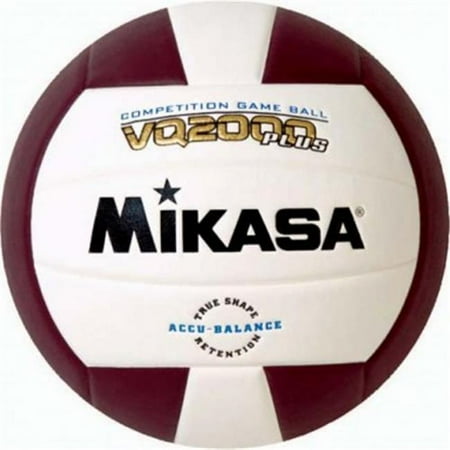 Olympia Sports BL337P Mikasa VQ2000 Micro Cell Composite Volleyball - Maroon/White