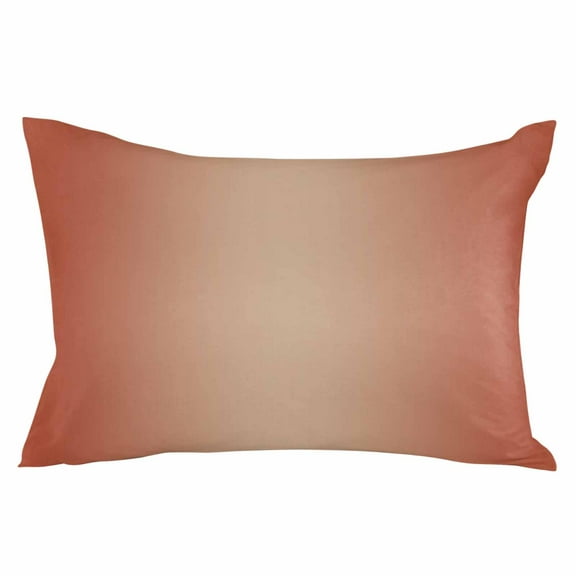 Outdoor Waterproof Throw Pillow Covers Set of 2 Ombre Orange Decorative Pillowcases Lumbar Outdoor Pillows Cushion Case 20x12 Inch Orange Gradient Color Patio Pillows for Couch Sofa Bed Garden