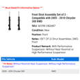 thumbnail image 2 of Front Strut Assembly Set of 2 - Compatible with 2005 - 2010 Chrysler 300 RWD 2006 2007 2008 2009, 2 of 2