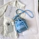 thumbnail image 4 of Bolso Tipo Cubo Con Letras Bolso Cruzado Informal Piel Sintética para Mujer para El (azul Claro), 4 of 9