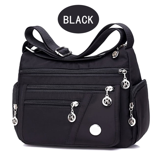 Bolso Bandolera De Nailon Impermeable De Gran Capacidad Con Varios Bolsillos Para Mujer Kearding AP006479-01