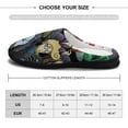 thumbnail image 2 of The Real Ghostbusters Fuzzy Cotton Slippers For Mens Winter Cotton Lightweight Anti-slip Rubber Sole Slippers House Open Back Slippers Closed Toe Slippers, 2 of 9