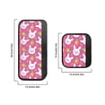 thumbnail image 5 of SEANATIVE 6 PCS Refrigerator Door Handle Covers Kitchen Appliances Handle Protector Washable Door Cloth Protector Keep Off Smudges, Stain, Wear and Tear, Cute Bunny Rabbit Flower Pink Easter, 5 of 7