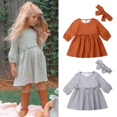 kids long sleeve dress