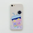 thumbnail image 6 of Compatible with iPhone SE 2022/2020 Case,iPhone 8 Astronaut Case Women Girls Cute Candy Case Camera Lens Protection Soft Silicone Case for iPhone 7 4.7 inch (White a), 6 of 6