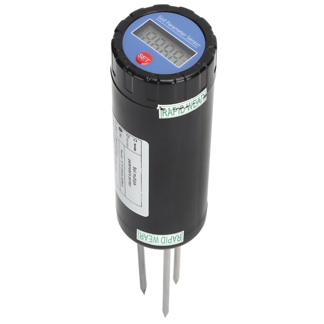 Probador de suelo ANGGREK Portátil pH Digital LCD para Granja Césped Planta jardín