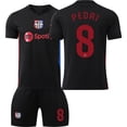 thumbnail image 1 of 2425 Camiseta de visitante del Barcelona chaleco negro 19 Yamal No. 10 Messi traje de uniforme de fútbol camiseta transfronteriza8º Pedri., 1 of 1