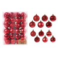 thumbnail image 3 of 48 Uds. Colgante de bolas de Navidad, 6cm 4cm inastillables adornos de bolas colgantes de de Navidad para Festival fiesta en casa decoración de Rojo Sunnimix colgante colgante, 3 of 8