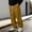 Yellow, variant on FRSASU Men's Stand Pocket Casual Straight Pants Mens Baggy Drawstring Trouser Male Ankle-Length Bottoms Yellow