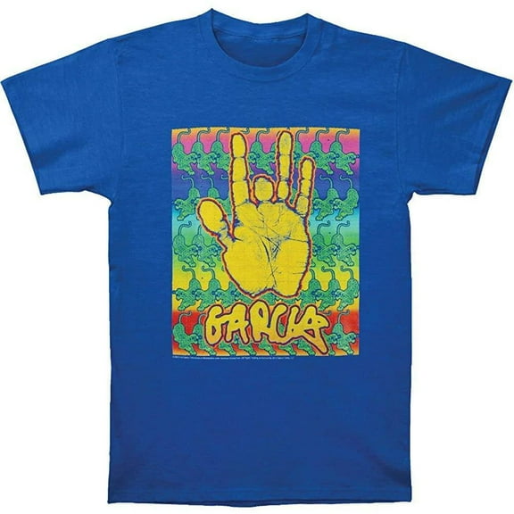 Jerry Garcia Men's Blotter T-shirt X-Large Royal