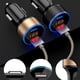 thumbnail image 4 of Seitruly de pantalla de dígitos para teléfono móvil de coche, medidor de voltaje, adaptador de carga USB portátil para accesorios de enchufe Teléfono y Comunicación Negro Plata, 4 of 8