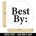 thumbnail image 2 of Best By Expiration Date Food Fill Rubber Stamp for Scrapbooking Crafting Stamping - Mini 1/2 Inch, 2 of 7