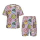 thumbnail image 1 of Balery Cute Donuts Conjunto de Pijama Infantil de Manga Corta con Estampado – Ropa de Dormir de Algodón Suave-Medium, 1 of 6