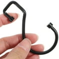 thumbnail image 5 of Koolleo 12pcs Curtain Holdback Curtain Hook Bathroom Shower Hook Drape Hook Fixing Hanger, 5 of 6