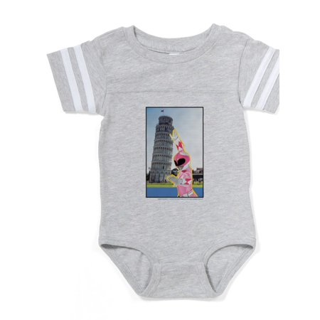 

CafePress - Power Rangers Pink Ranger A - Cute Infant Baby Football Bodysuit