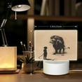 thumbnail image 6 of Haiem Child And Lion Sketch Pattern Acrylic Night Light Gift with 3 Color ModesTouch-Sensitive LED Lamp Perfect Gift for Mother's Day, Birthday, or Christmas, 6 of 9