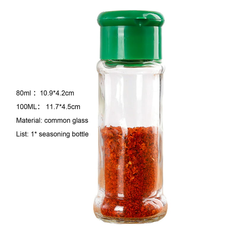10 Plastic Spice Jar Salt Pepper Seasoning Condiment Bottles w/Sifter Lid  100ml