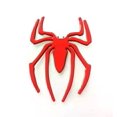 thumbnail image 2 of Juego de 4 piezas de pegatinas estereoscópicas de araña metálica, pegatinas creativas, decoración de calcomanías a rayas (negro, rojo, dorado, Color plateado) TUNC Sencillez, 2 of 5