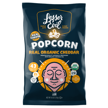 LesserEvil® Real Organic Cheddar Popcorn