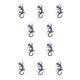thumbnail image 1 of Colgantes decorativos de metal Inteprter 10Conjunto púrpura, 1 of 6