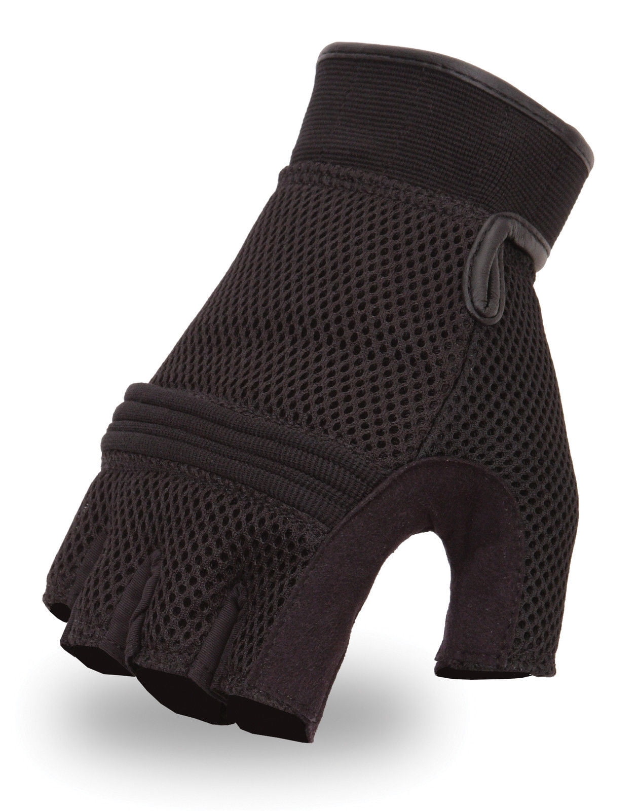 First Manufacturing Men's Mesh Fingerless Gloves w/ Reinforced Knuckles