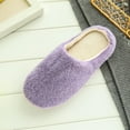 thumbnail image 5 of VerPetridure House Slippers for Women Comfy Winter Fuzzy Slippers with Memory Foam and Indoor Outdoor Soles Couple Women Plush Warm Slippers, 5 of 7