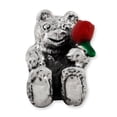 thumbnail image 2 of Reflection Beads Sterling Silver Reflections Kids Bear with Enameled Flower Bead, 2 of 3