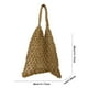 thumbnail image 2 of Transporte Manejo Malla Mesh Tote Hollow Out Bag Women Algodón Capacidad Gran Color Sólido Playa Verano, 2 of 9